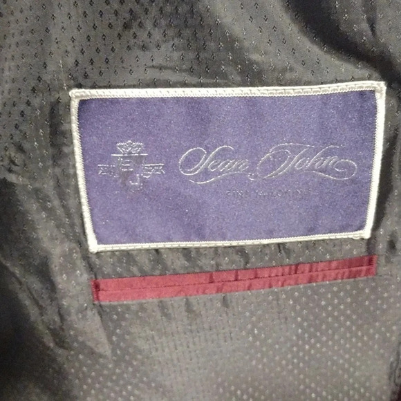 NWT Sean John Charcoal Gray Suit Coat Blazer Size 44XLong -Wedding  Event Office - Picture 9 of 11